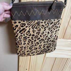 Myra Bag leopard print cross body